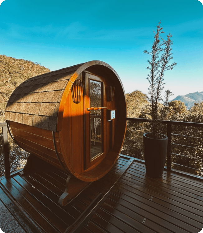 Sauna Barril Pequena