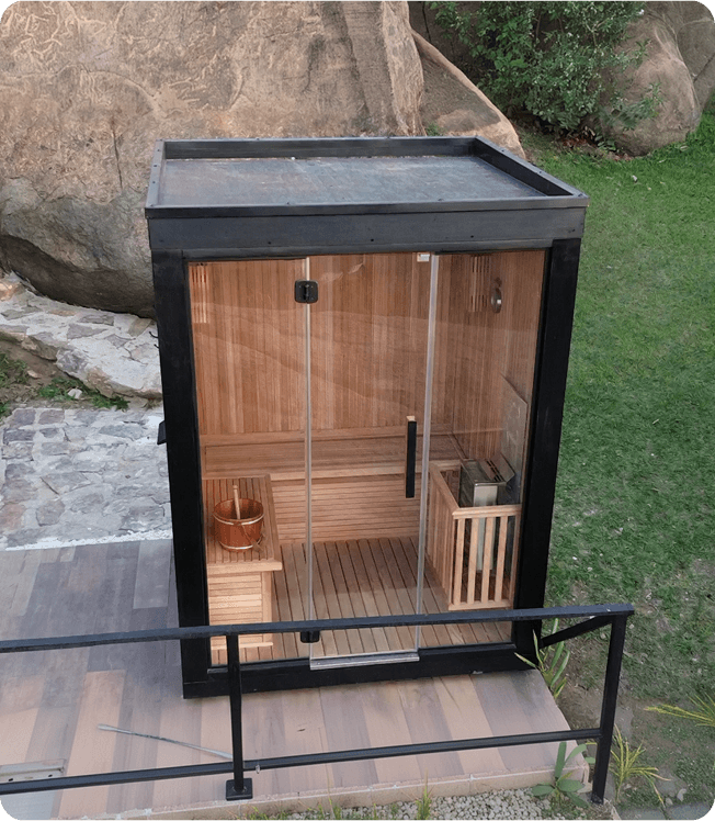Sauna Cabin Média